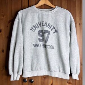 Dazy University Crewneck Collegiate Sweatshirt Preppy Women’s Medium 90s vtg